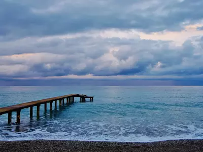 海上栈桥风景贴图