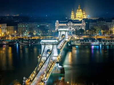 布达佩斯夜景贴图