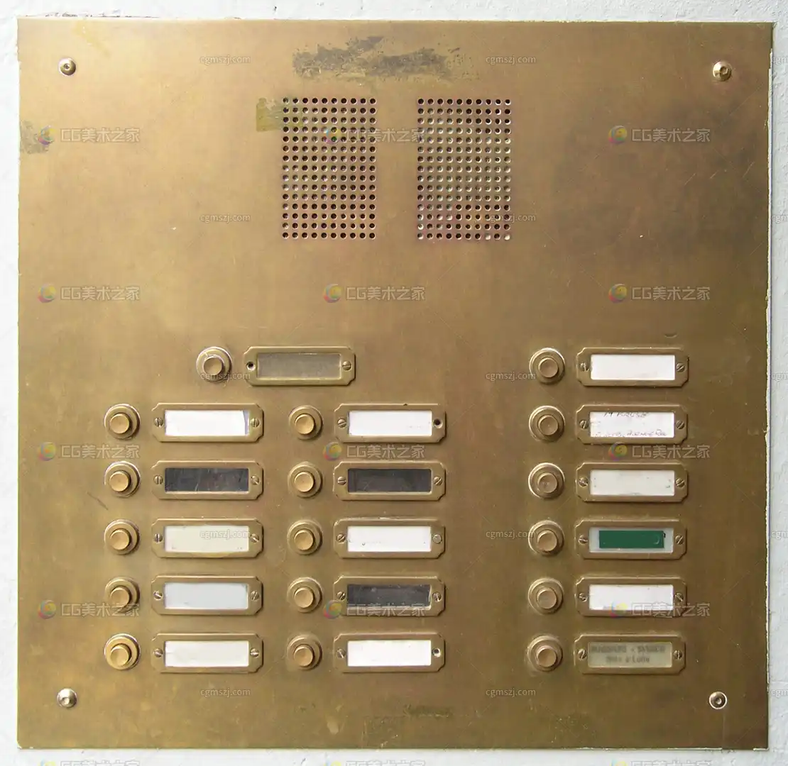 金色按键面板贴图