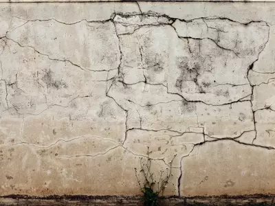 斑驳老旧裂纹墙面贴图