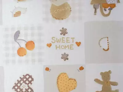 甜美家居卡通贴图