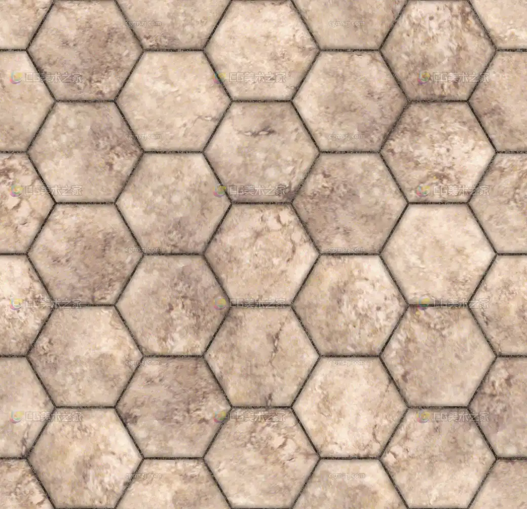 浅棕色地面拼花贴图