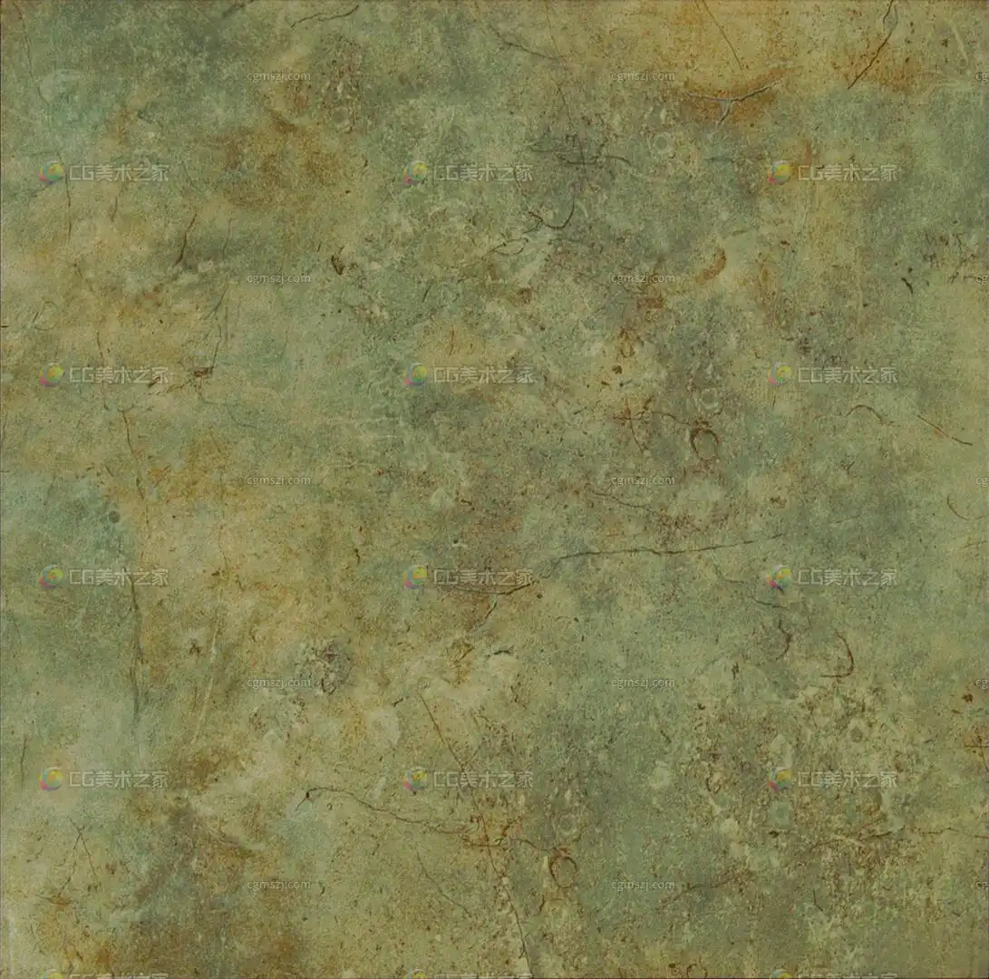 青绿色仿古砖混泥土