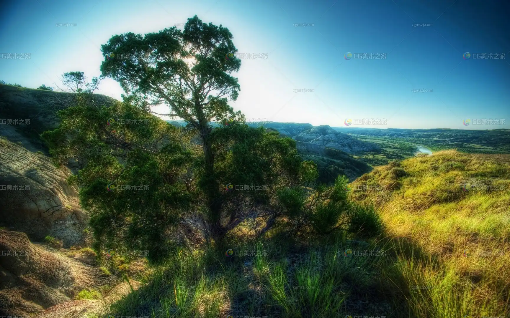 山林峡谷风景贴图