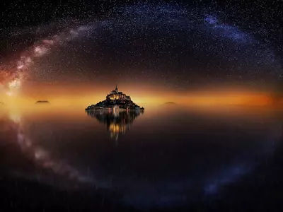 星空海岛城堡贴图