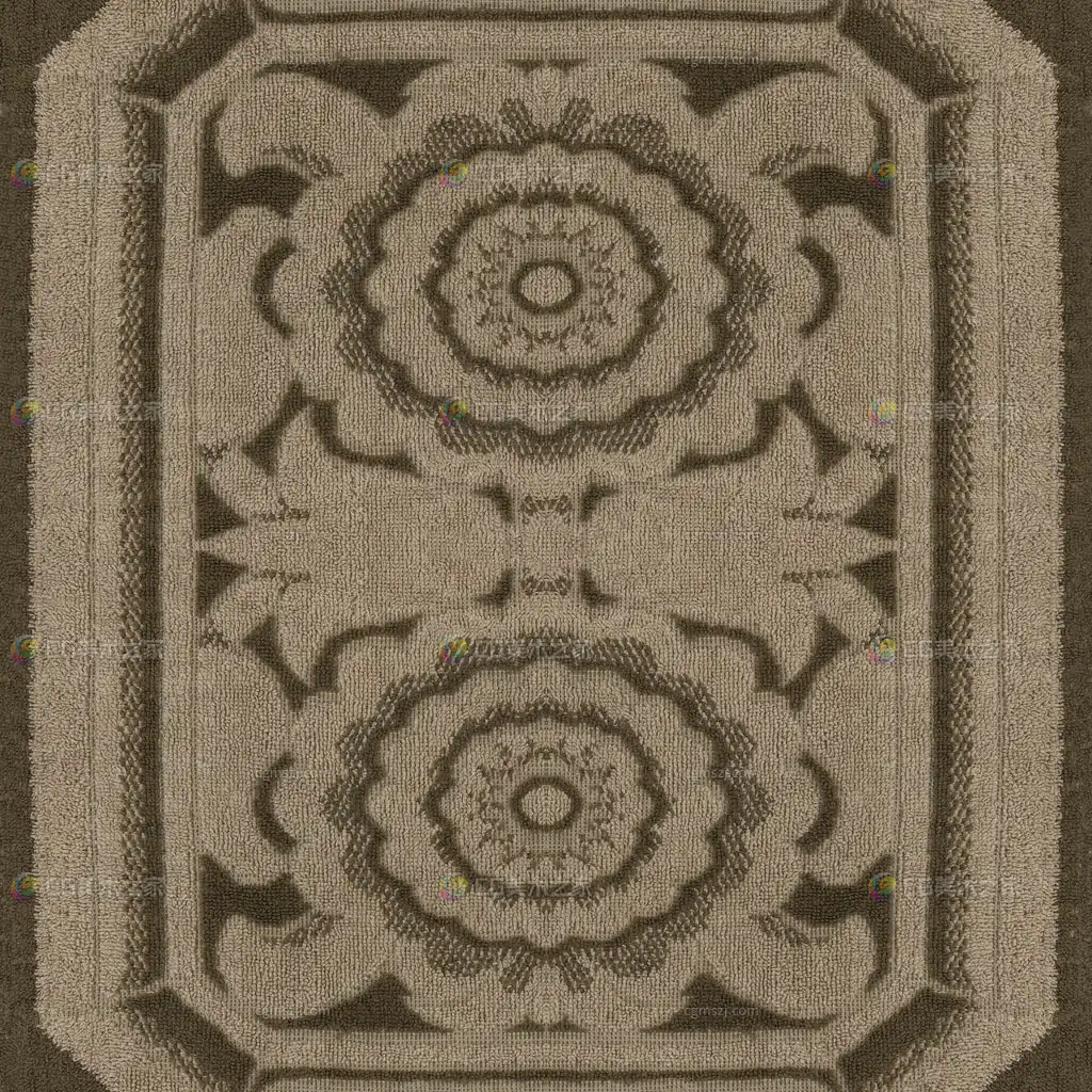 复古花纹地毯贴图