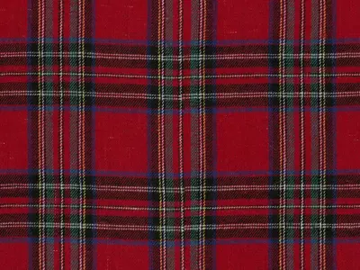 红底格纹织物贴图