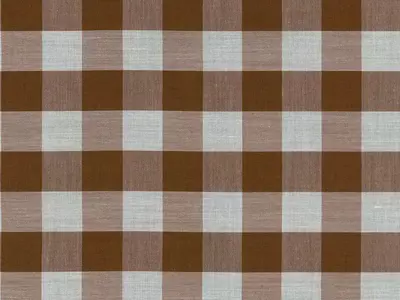 棕白格纹布料贴图