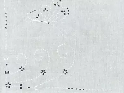 浅白镂空织物贴图