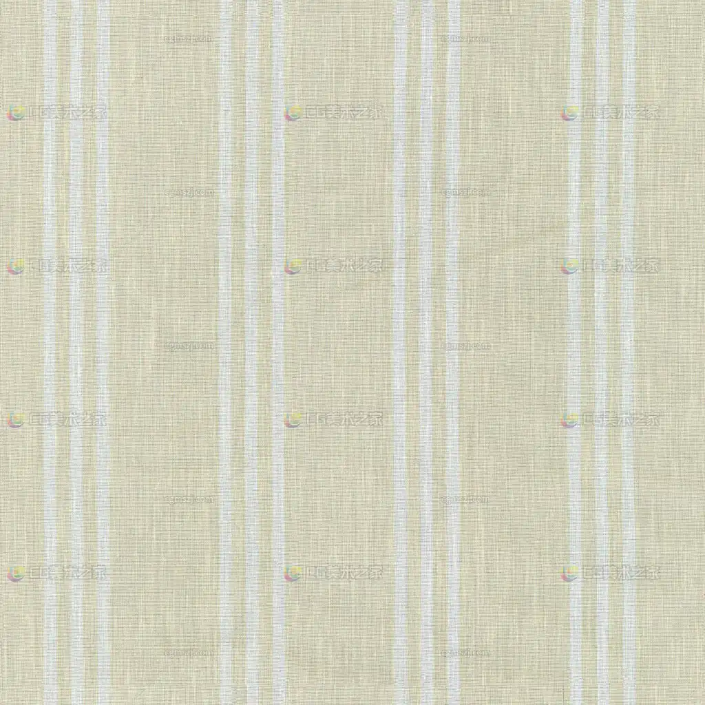 浅米色条纹织物贴图
