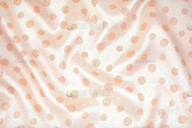 中式纹样织物丝绸贴图