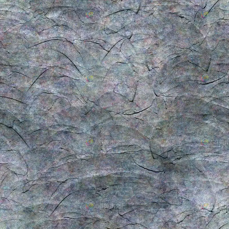 多彩裂纹纹理墙面贴图
