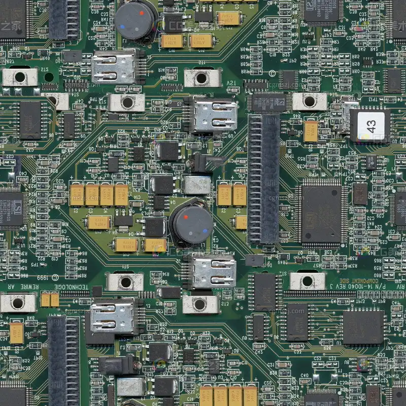 数码电路板贴图