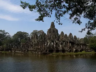 水边古寺庙贴图