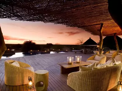 日落度假露台贴图