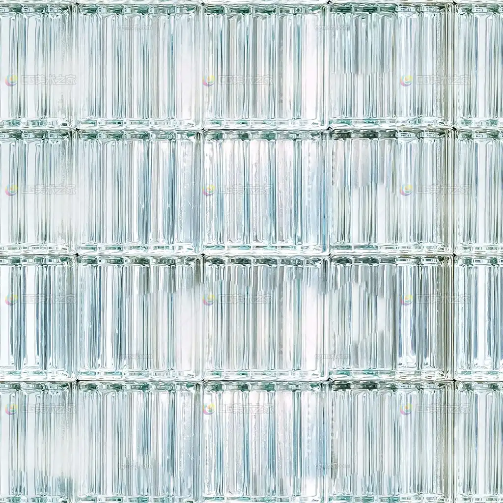 透明长方块玻璃贴图