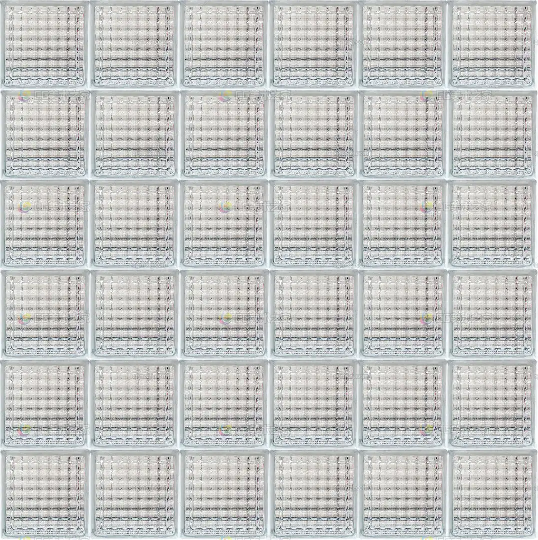 网格纹理玻璃方块贴图 