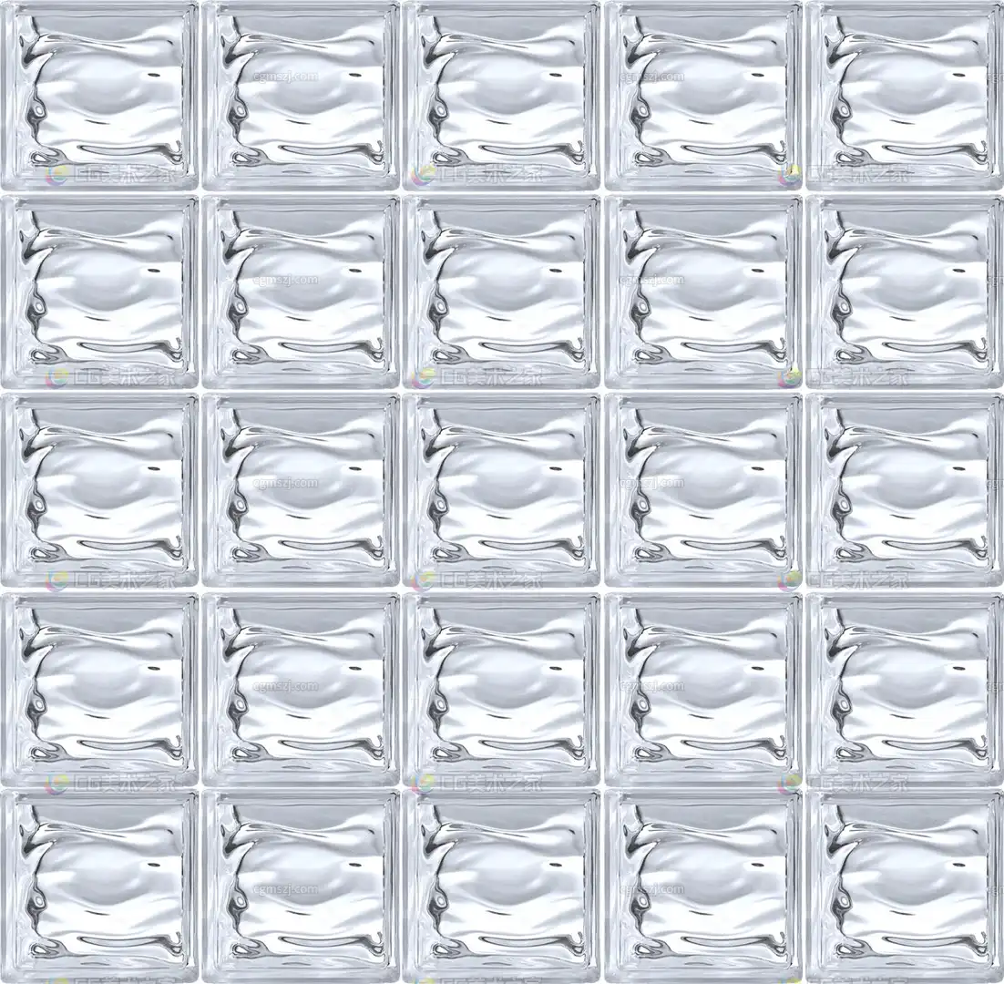 水波纹方块玻璃贴图 