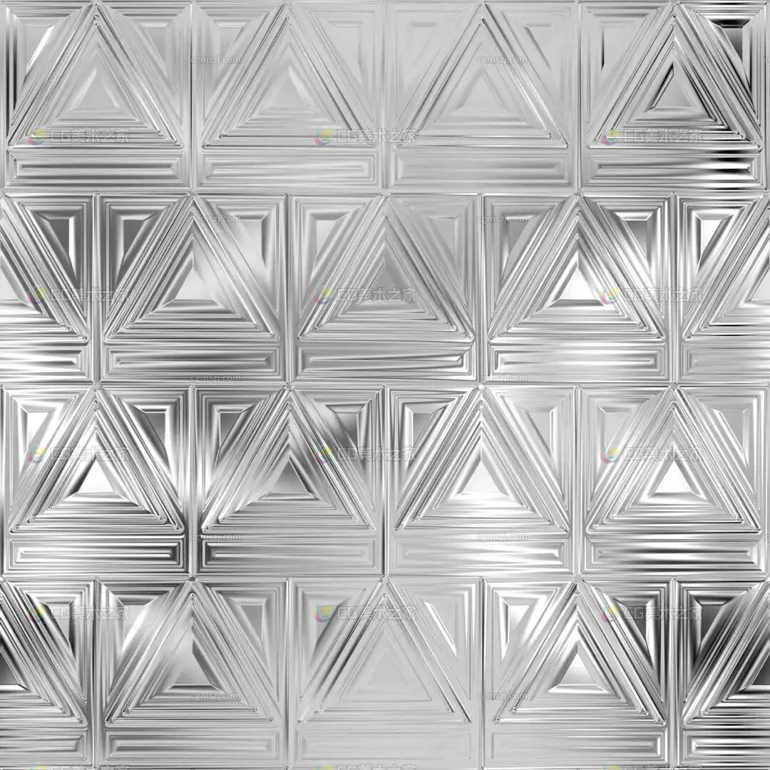 三角纹理玻璃贴图