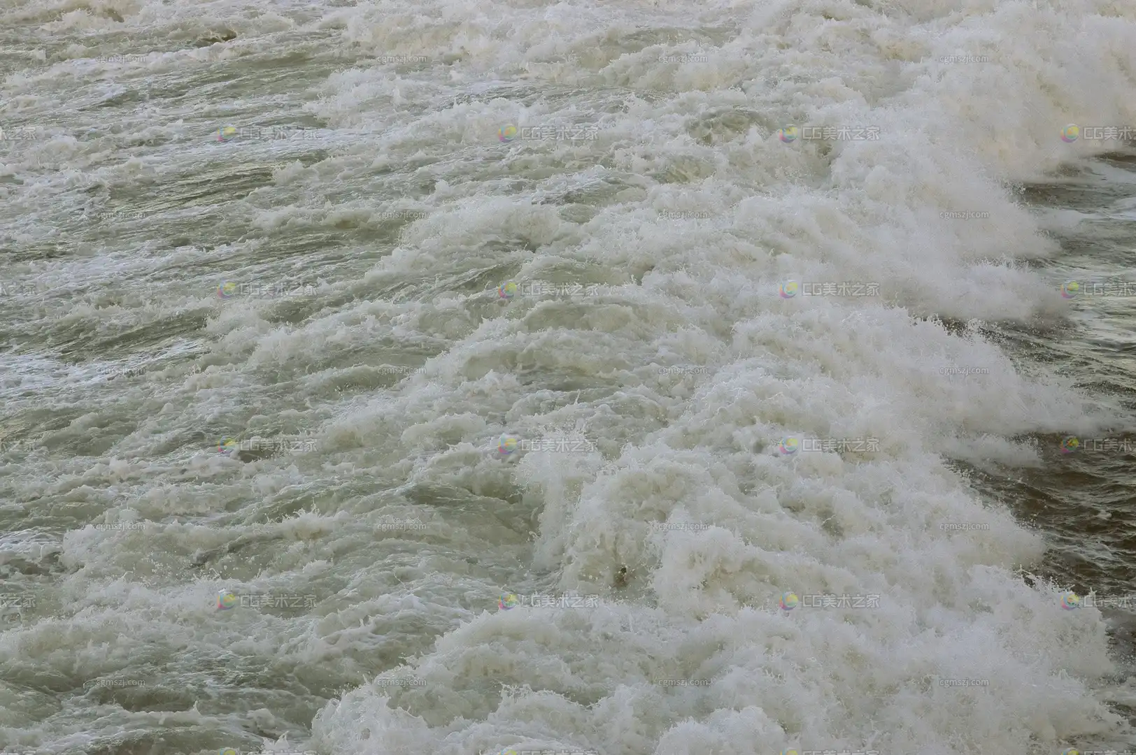 湍急海浪纹理贴图