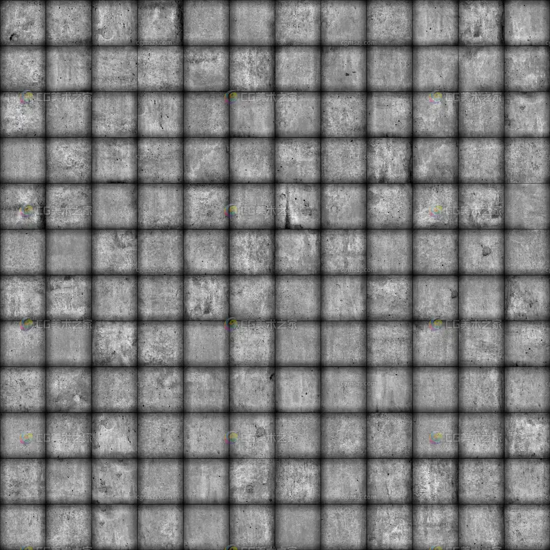 方块纹理混凝土无缝贴图