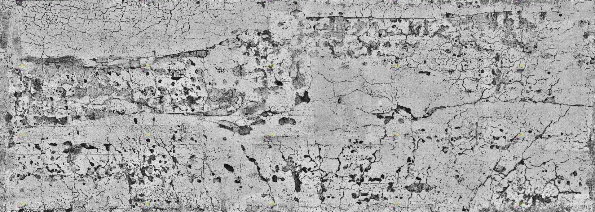 黑白斑驳墙面混凝土贴图 