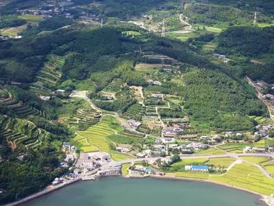 山水田园航拍贴图