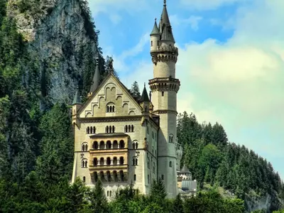 新天鹅堡风景贴图