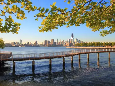 城市海岸风光贴图