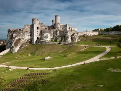 古堡遗址风景贴图