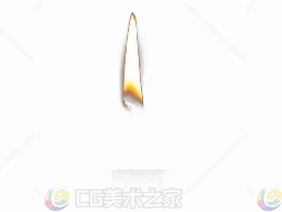 细长火焰特效贴图