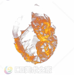 橙红色火焰特效贴图