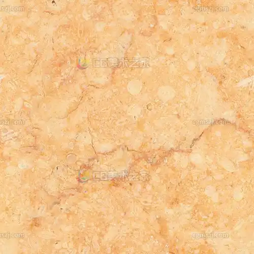 橙黄大理石纹理贴图 