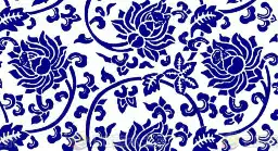 青花陶瓷贴图