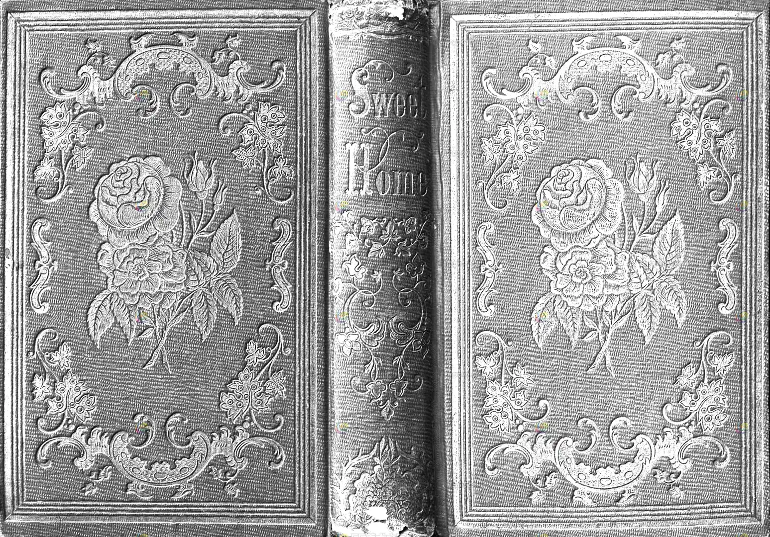 复古花纹书籍贴图