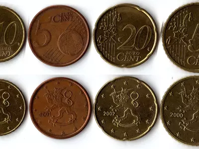 欧元分币贴图