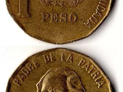 多米尼加币索硬币贴图