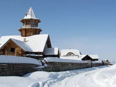 雪中小木屋贴图