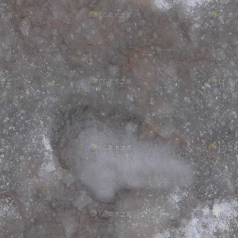 冰雪融化纹理贴图