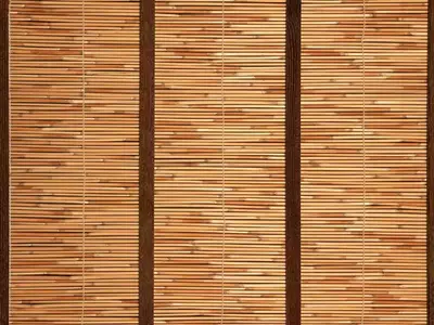 棕黄竹帘纹理贴图