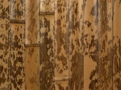 竹编斑驳竖条纹理贴图