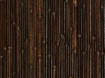 竹杆竖条纹理贴图
