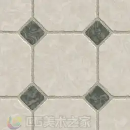 浅灰花纹瓷砖纹理贴图，带深灰菱形点缀