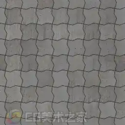 灰调波浪形瓷砖纹理贴图