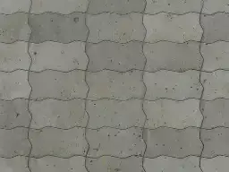 灰调波浪形地砖纹理贴图