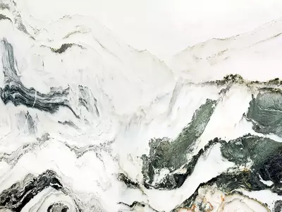 灰白绿纹大理石纹理贴图