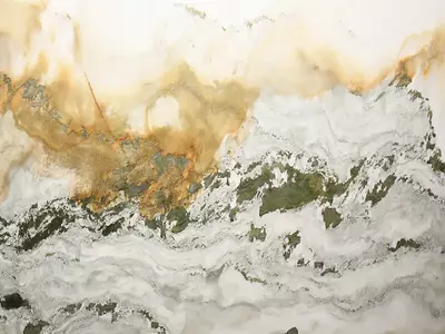 白橙绿纹大理石纹理贴图