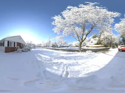 冬日雪景贴图HDR