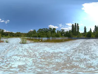 雪地晴朗风景贴图