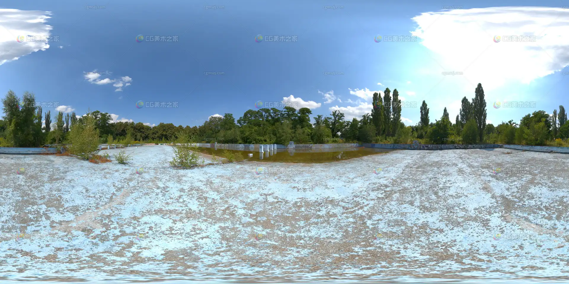 雪地晴朗风景贴图